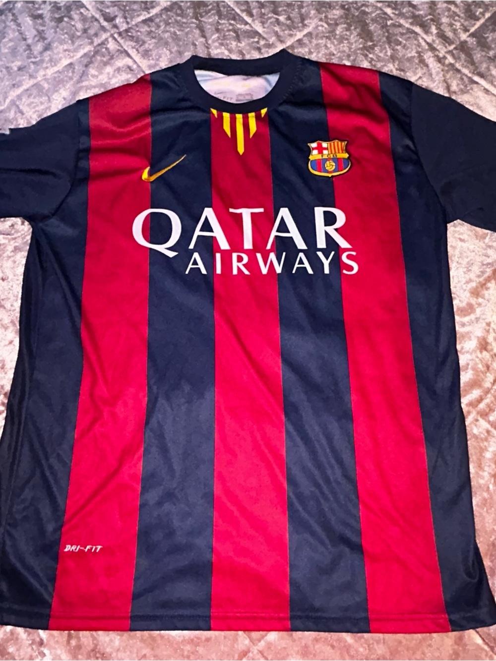 Nike FC Barcelona Home Jersey - Red & Navy Blue
